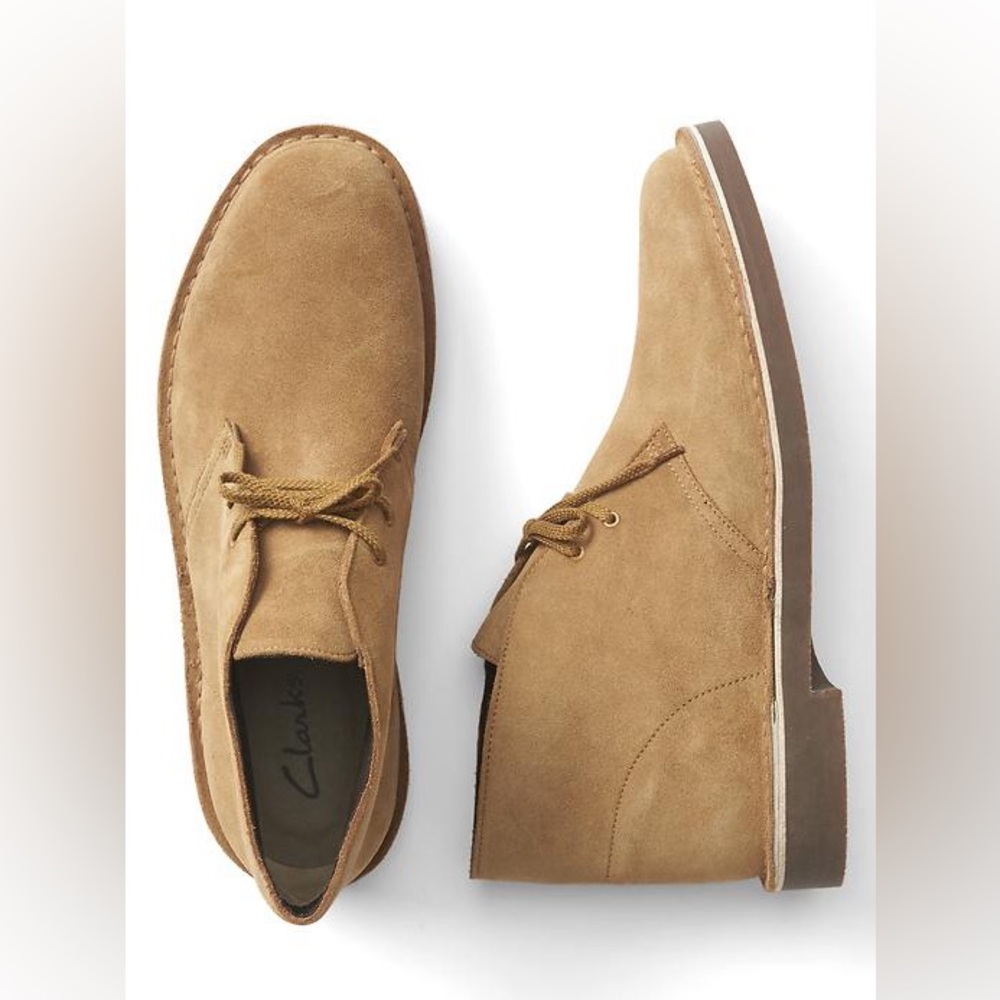 Clarks | Bushacre 2 Chukka Boot | Tan Suede